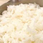 Rice in a pot